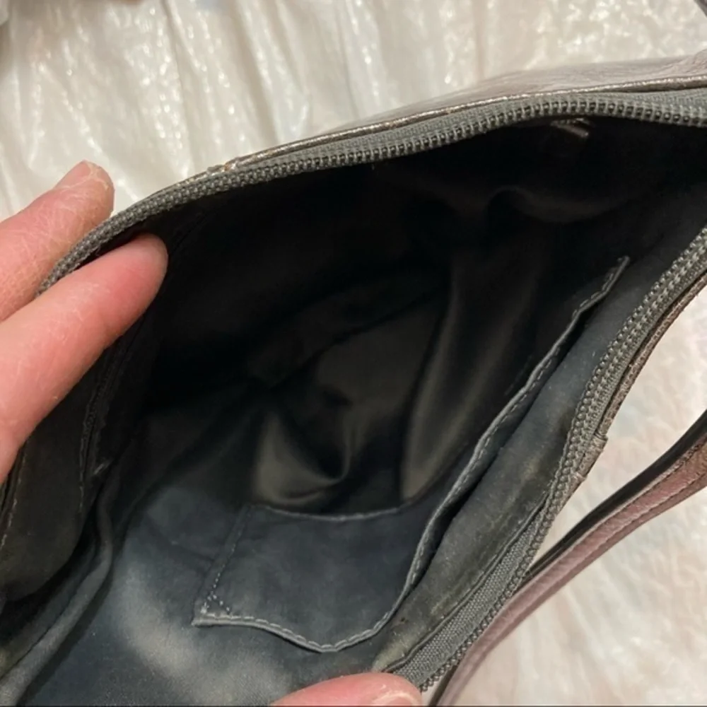 Michael kors black sequence wristlet mini bag